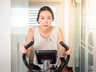 Vélo d’appartement pliable